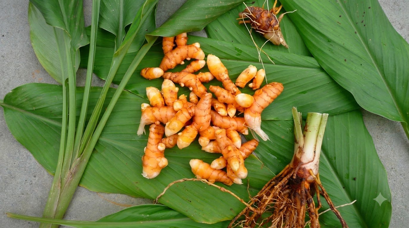 Ladang kunyit organik di India yang mengeksport organic turmeric powder ke Malaysia
