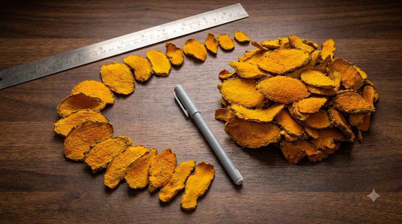 Dry Turmeric Slices