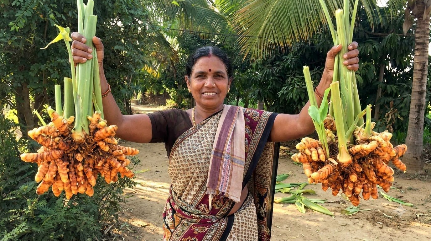 Best organic turmeric root and powder freshly harvested in India